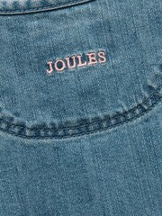 Joules Girls' Blair Denim Denim Embroidered Dress - Image 5 of 5