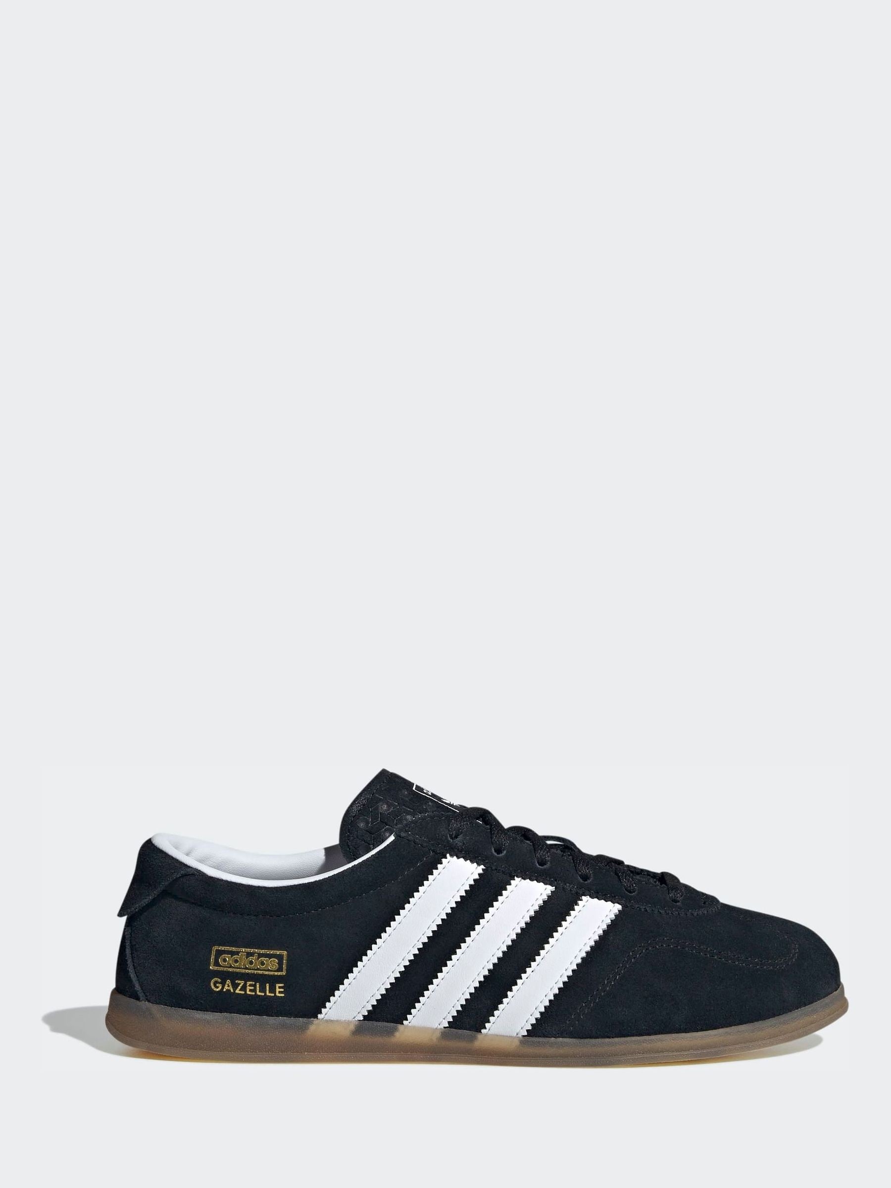 Adidas Women's Black/White Gazelle Lo Pro Gum Sneakers Core- Cloud- Jr8886 Cm - Image 3
