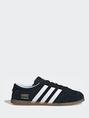 adidas originals Black/White Gazlle Lo Pro Trainers - Image 1 of 9