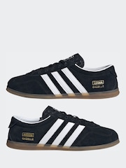 adidas originals Black/White Gazlle Lo Pro Trainers - Image 5 of 9