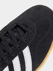 adidas originals Black/White Gazlle Lo Pro Trainers - Image 8 of 9