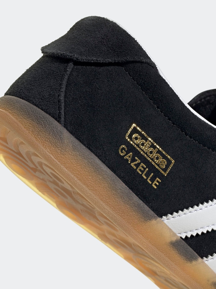 adidas originals Black/White Gazlle Lo Pro Trainers - Image 9 of 9