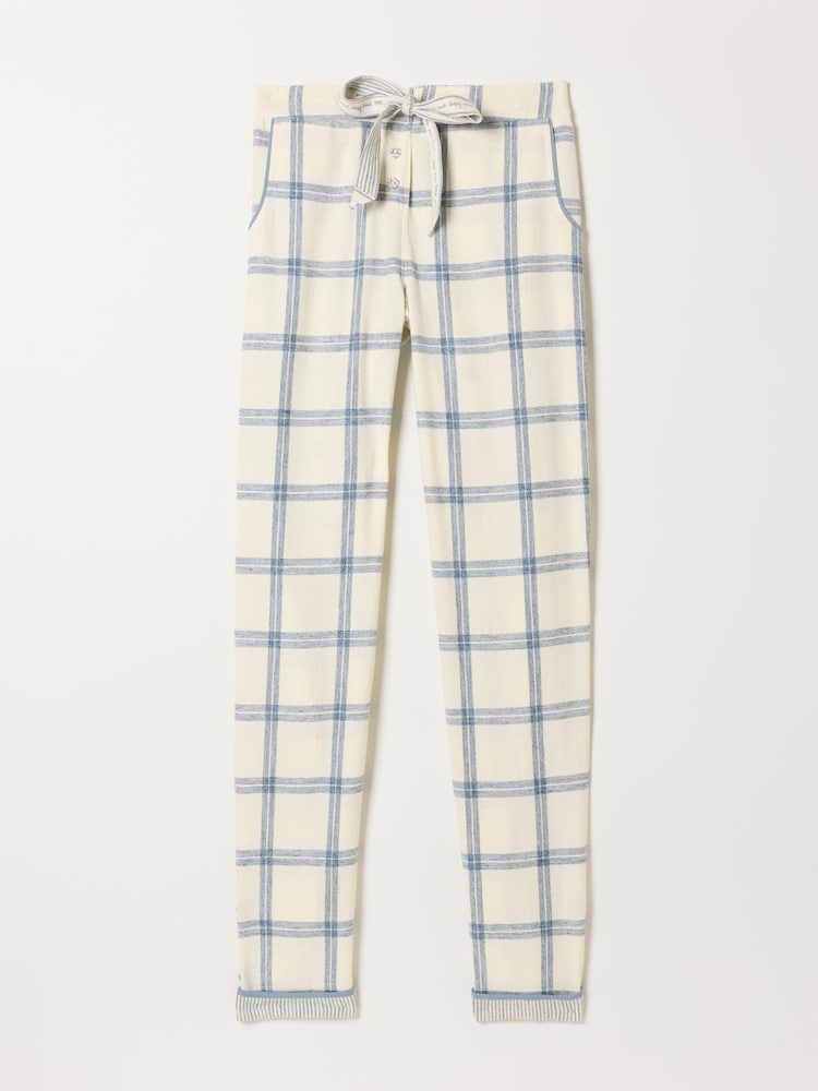 FatFace Eva Ivory Windowpane Check Pyjama Bottoms - Image 6 of 6 FatFace Eva Ivory Windowpane Check Pyjama Bottoms - Image 6 of 6