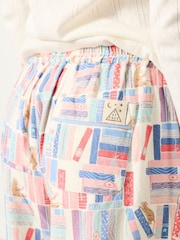 FatFace Multi Lola Book Print Wide Leg Pyjama Bottoms - Image 5 of 7