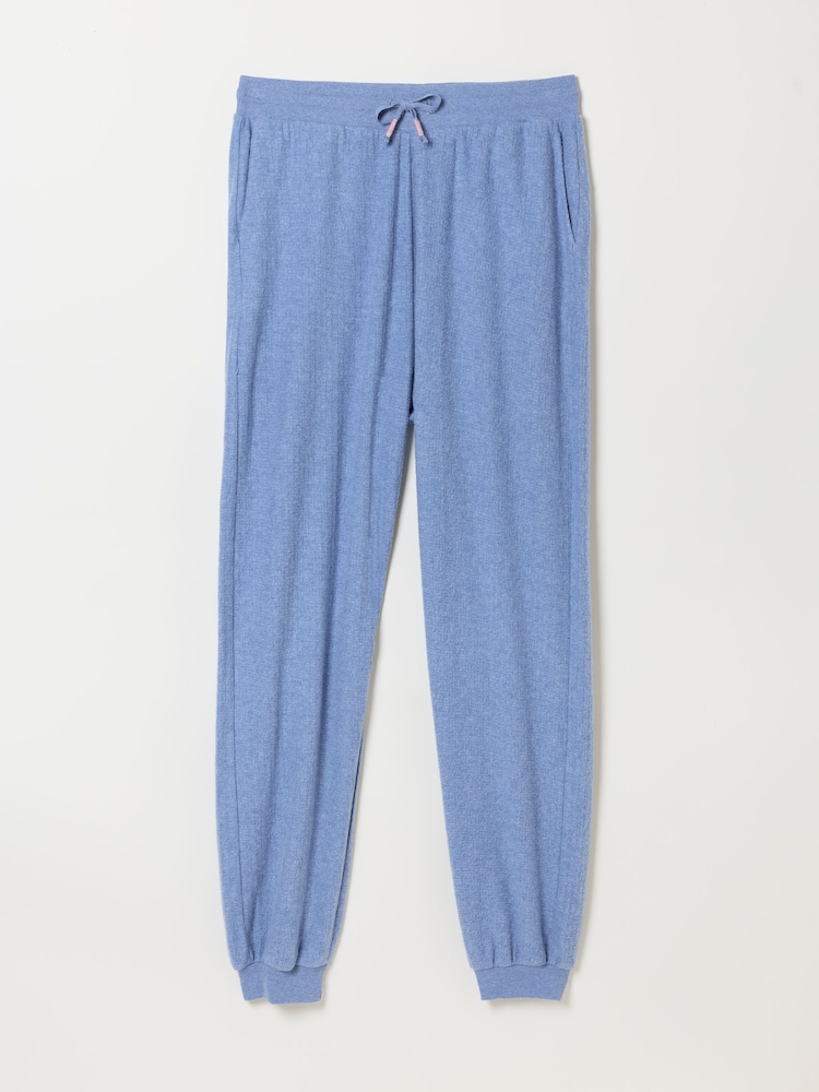 FatFace Blue Cuffed Lounge Pant - Image 1 of 1