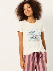 FatFace Natalie Snoopy Ski Graphic Tee - Bild 1 von 6