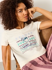 FatFace Natalie Snoopy Ski Graphic Tee - Bild 5 von 6