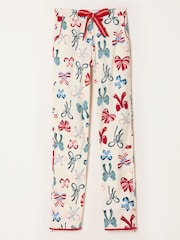 FatFace Eva Ivory Bow Pyjama Bottoms - Image 8 of 8