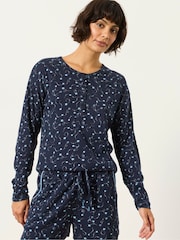 FatFace Star Pointelle Short and Top Pyjama Set - Imagen 4 de 7