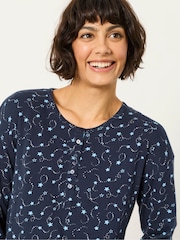 FatFace Star Pointelle Short and Top Pyjama Set - Imagen 5 de 7