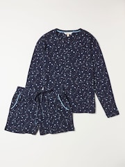 FatFace Star Pointelle Short and Top Pyjama Set - Imagen 6 de 7