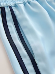 Light Blue Satin Runner Shorts - Image 7 of 8
