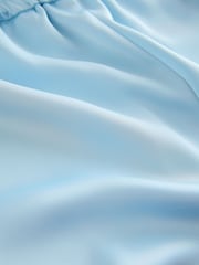 Light Blue Satin Runner Shorts - Image 8 of 8