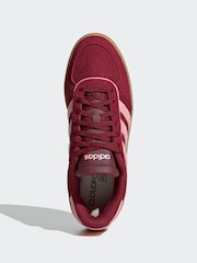 adidas Burgundy Red/Pink Breaknet Sleek Trainers - Image 3 of 8