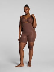 SPANX Brown Sculpt™ Go Figure Open Bust Mid Thigh Bodysuit - Image 1 of 4