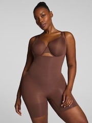 SPANX Brown Sculpt™ Go Figure Open Bust Mid Thigh Bodysuit - Image 4 of 4