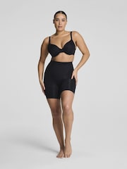 SPANX Black Sculpt™ Go Figure Mid Thigh Shorts - Image 1 of 5
