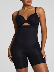 SPANX Black Sculpt™ Go Figure High Waist Mid Thigh Shorts - Image 5 of 6