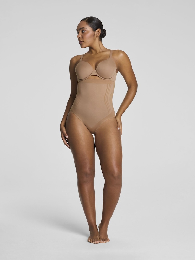 SPANX Brown Sculpt™ Go Figure High Waist Briefs - Image 4 of 4