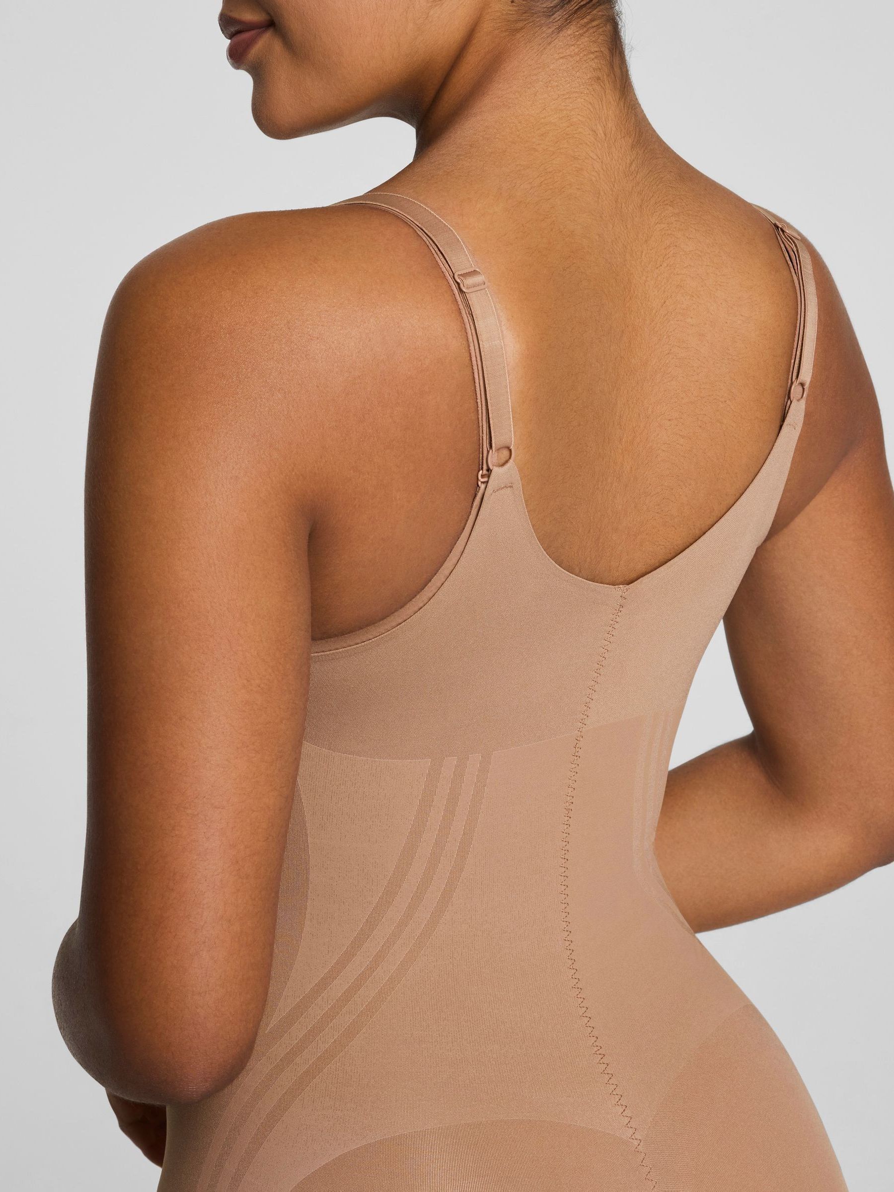 Buy SPANX Light Brown GoFigure Firm Control Open-Bust Mid-Thigh