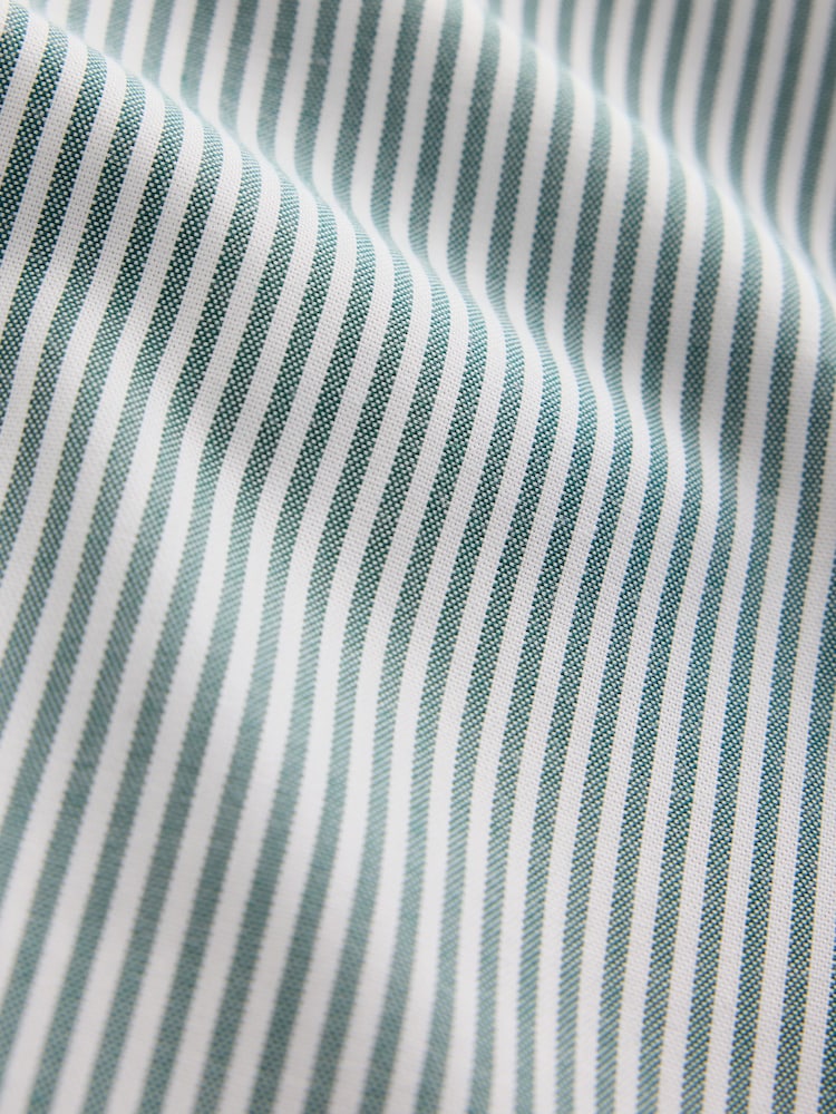Green Regular Fit Easy Iron Button Down Long Sleeve Oxford Shirt - Image 3 of 3