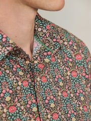 Brown Floral N. Premium Regular Fit Long Sleeve Shirt - Image 5 of 9