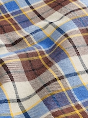 Brown N. Premium Check Soft Touch Smart Long Sleeve Shirt - Image 8 of 8