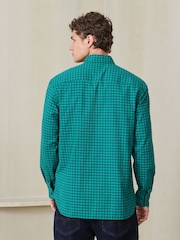 Green Check Soft Touch Smart Long Sleeve Shirt - Image 3 of 9