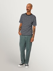 Folk Black Multistripe T-Shirt - Image 3 of 12