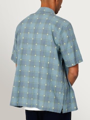 Folk Blue Gabe Yellow Flower Check Shirt - Image 2 of 10