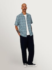 Folk Blue Gabe Yellow Flower Check Shirt - Image 6 of 10