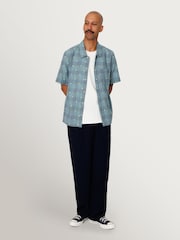 Folk Blue Gabe Yellow Flower Check Shirt - Image 7 of 10