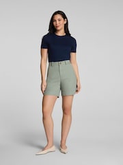 SPANX Green Supersmooth™ Stretch Twill Shorts - Image 1 of 1