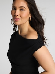 SPANX Ribbed Knit Off-The-Shoulder Ruched Top - Image 3 of 3