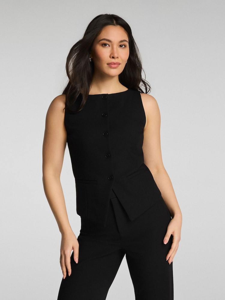 SPANX WellSuited Tailored Button-Down Vest - Image 2 of 5