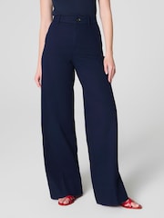 SPANX Supersmooth™ Stretch Twill Wide Leg Trousers - Imaginea 1 din 4