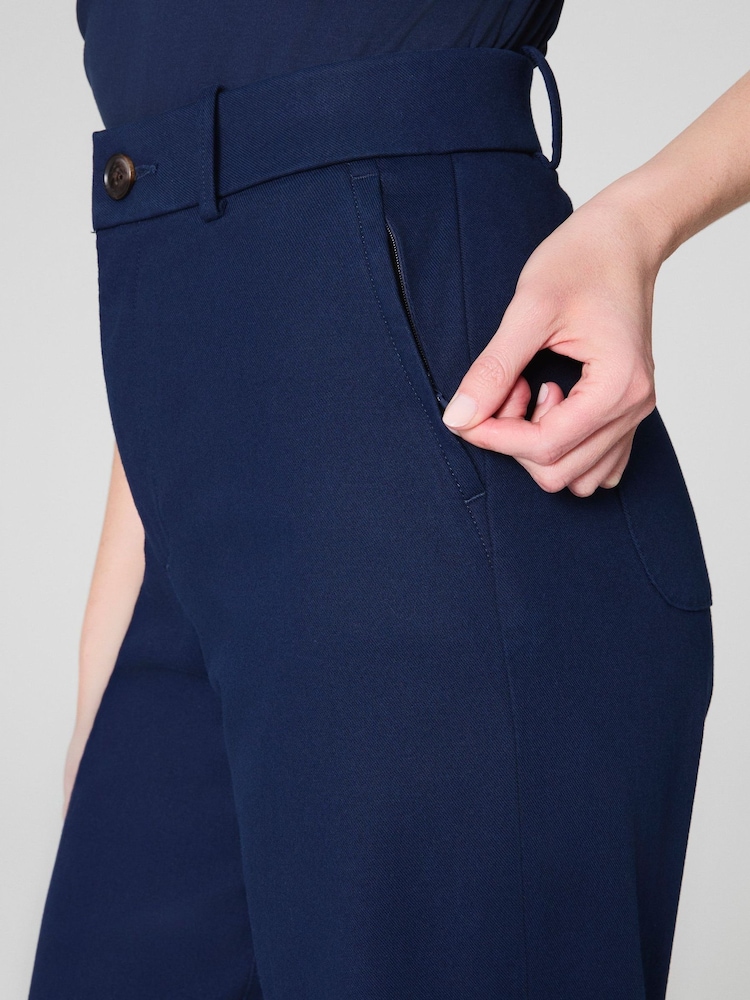 SPANX Supersmooth™ Stretch Twill Wide Leg Trousers - Imaginea 4 din 4 SPANX Supersmooth™ Stretch Twill Wide Leg Trousers - Imaginea 4 din 4