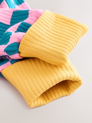 Pink/Blue Checkerboard Two Way Zip Baby Sleepsuits 3 Pack (0mths-3yrs) - Image 14 of 14