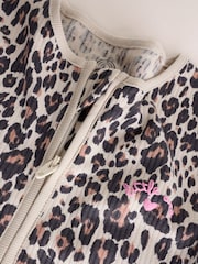 Pink Animal Print Two Way Zip Baby Sleepsuit 3 Pack (0mths-3yrs) - Image 9 of 11
