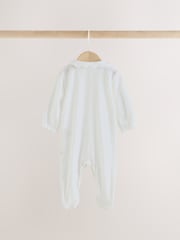 White Collar Baby Sleepsuits 3 Pack (0-2yrs) - Image 10 of 14