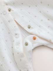 White Collar Baby Sleepsuits 3 Pack (0-2yrs) - Image 14 of 14