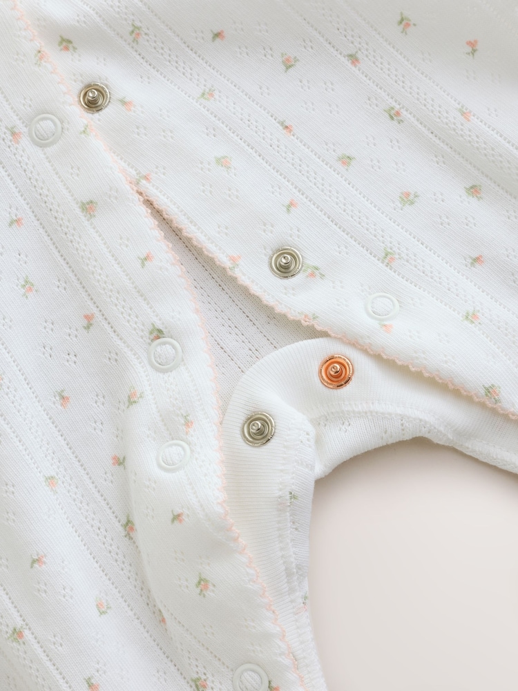 White Collar Baby Sleepsuits 3 Pack (0-2yrs) - Image 14 of 14 White Collar Baby Sleepsuits 3 Pack (0-2yrs) - Image 14 of 14