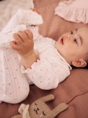 White Collar Baby Sleepsuits 3 Pack (0-2yrs) - Image 3 of 4