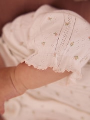 White Collar Baby Sleepsuits 3 Pack (0-2yrs) - Image 5 of 14
