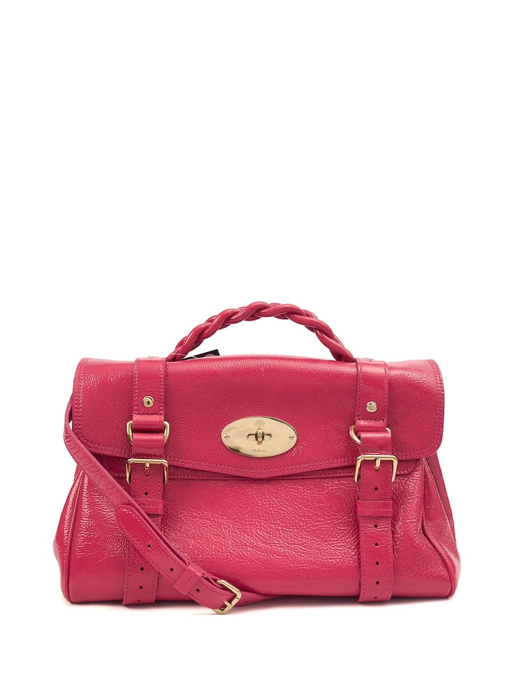 The Handbag Clinic Mulberry Pink Alexa Tote Bag - Image 1 of 7 The Handbag Clinic Mulberry Pink Alexa Tote Bag - Image 1 of 7