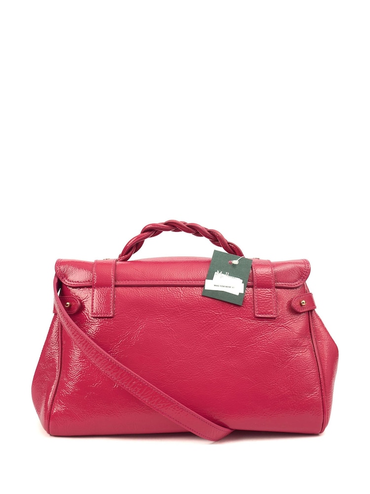 The Handbag Clinic Mulberry Pink Alexa Tote Bag - Image 2 of 7 The Handbag Clinic Mulberry Pink Alexa Tote Bag - Image 2 of 7