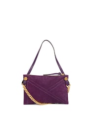 The Handbag Clinic Mulberry Purple M Zipped Pouch Cross-Body Bag - Image 1 of 7
