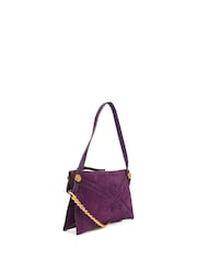 The Handbag Clinic Mulberry Purple M Zipped Pouch Cross-Body Bag - Image 3 of 7