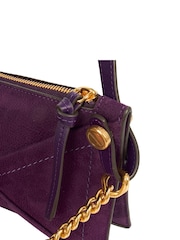 The Handbag Clinic Mulberry Purple M Zipped Pouch Cross-Body Bag - Image 6 of 7