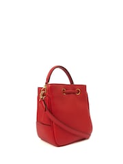 The Handbag Clinic Red Mulberry Hibiscus Hampstead Small Bucket Bag - Image 2 of 7